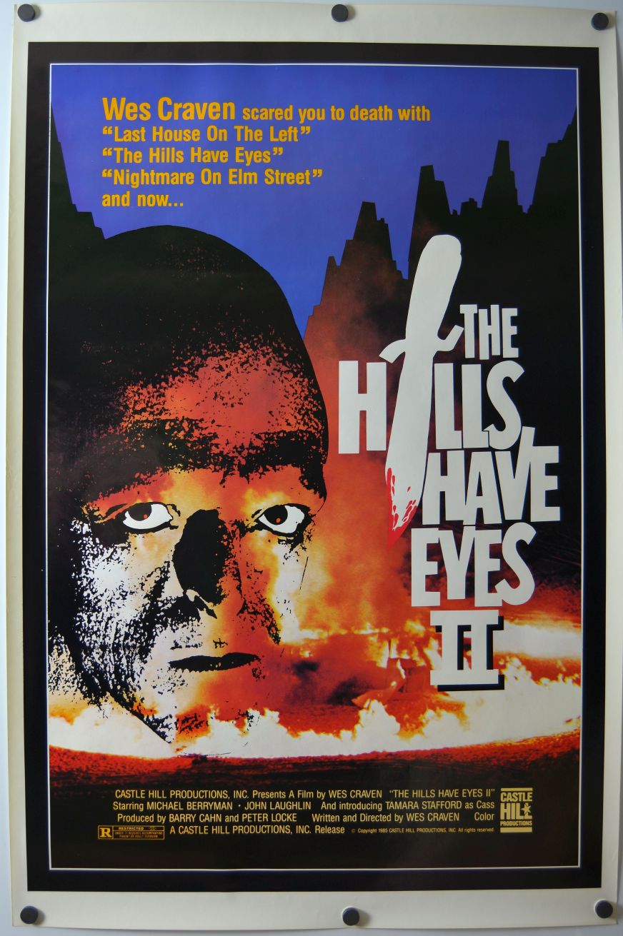 The Hills Have Eyes Part II (1985) original theatrical movie poster - Final