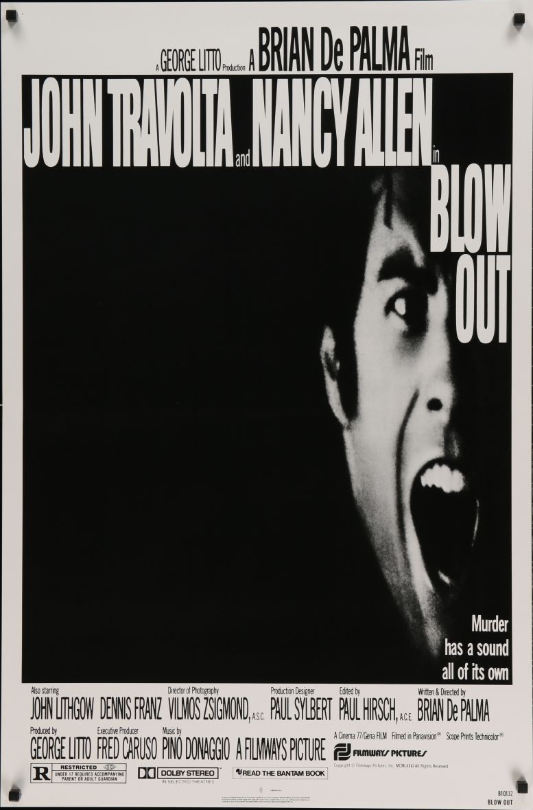 Blow Out (1981) original theatrical movie poster - Final