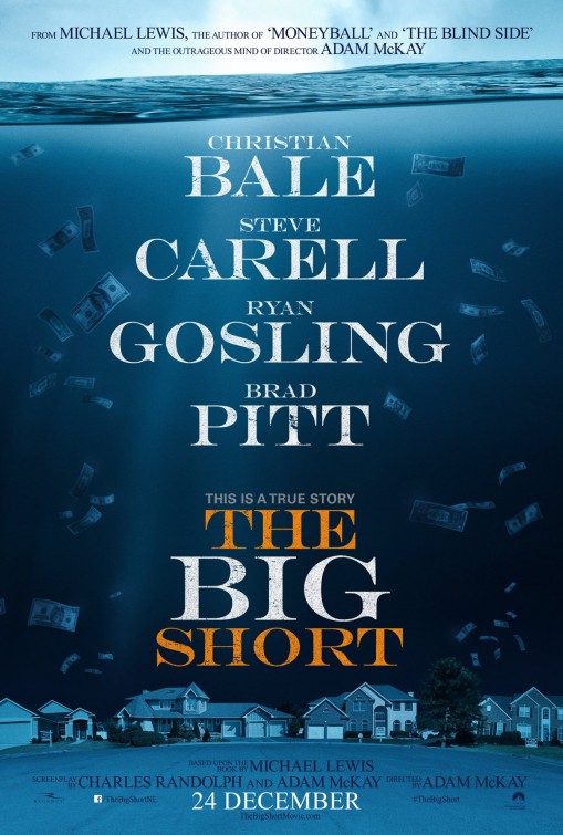 The Big Short (2015) original theatrical movie poster - Advance