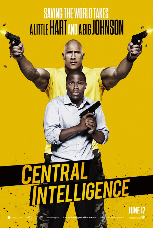 Central Intelligence (2016) original theatrical movie poster - Advance
