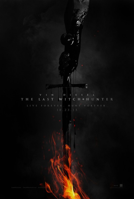 The Last Witch Hunter (2015) original theatrical movie poster - Advance