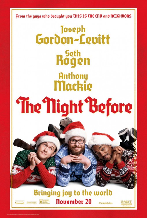 The Night Before (2015) original theatrical movie poster - Advance