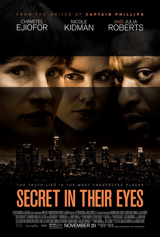Secret in Their Eyes (2015) original theatrical movie poster - Final