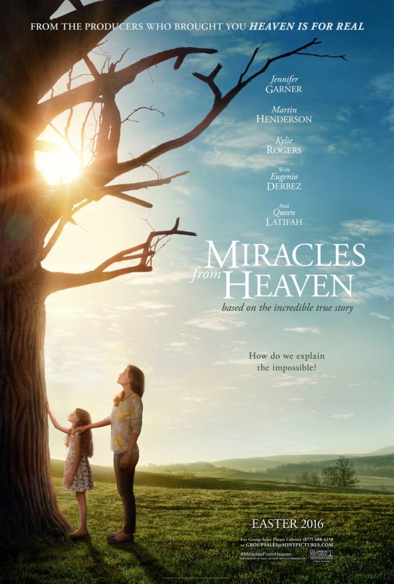 Miracles from Heaven (2016) original theatrical movie poster - Advance