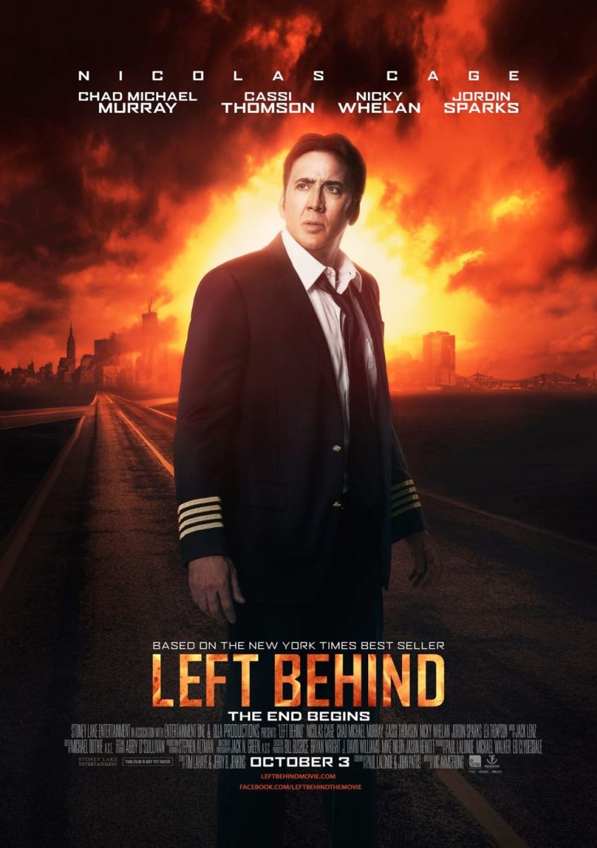 Left Behind (2014) original theatrical movie poster - Final