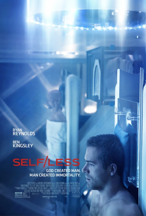 Self/less (2015) original theatrical movie poster - Final