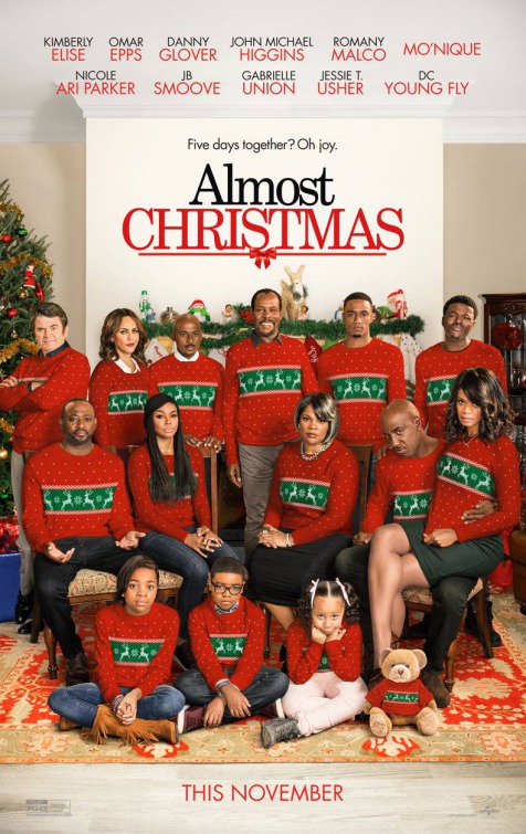 Almost Christmas (2016) original theatrical movie poster - Advance