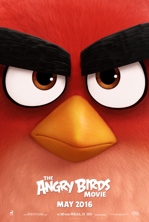 The Angry Birds Movie (2016) original theatrical movie poster - Advance