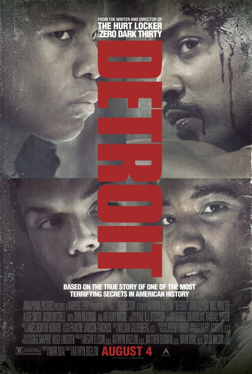 Detroit (2017) original theatrical movie poster - Final
