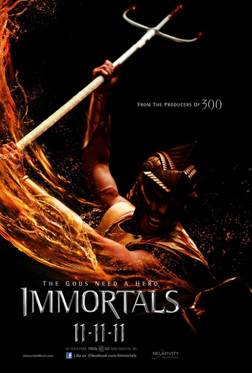 Immortals (2011) original theatrical movie poster - Advance Style C