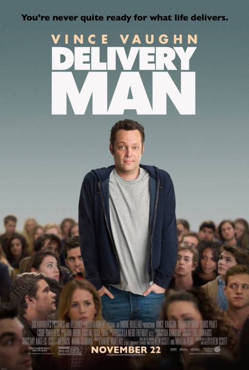 Delivery Man (2013) original theatrical movie poster - Advance