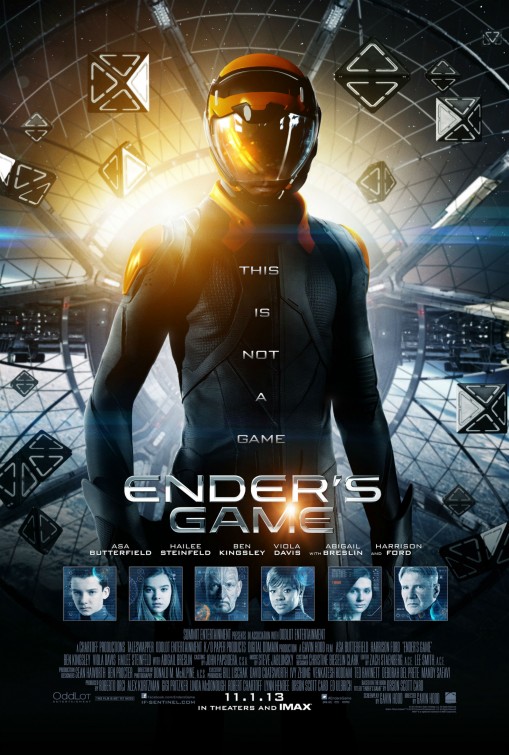 Ender's Game (2013) original theatrical movie poster - Final