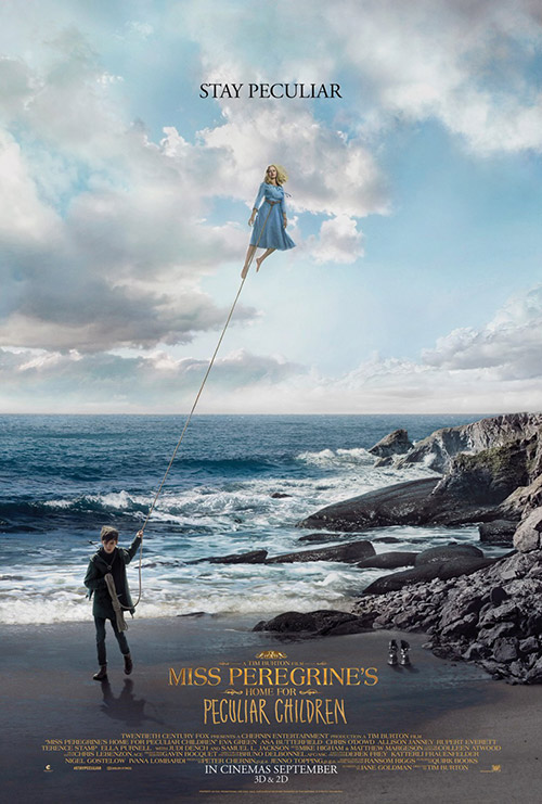 Miss Peregrine's Home for Peculiar Children (2016) original theatrical movie poster - Style B