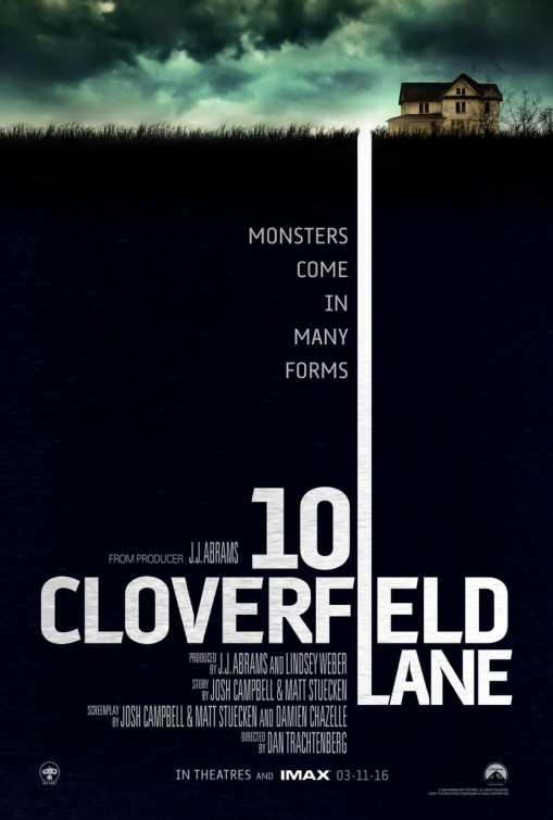 10 Cloverfield Lane (2016) original theatrical movie poster - Final