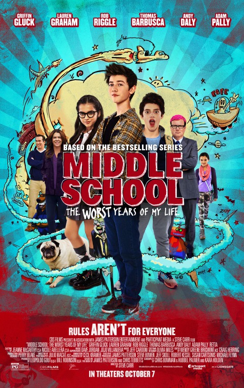 Middle School: The Worst Years of My Life (2016) original theatrical movie poster - Final