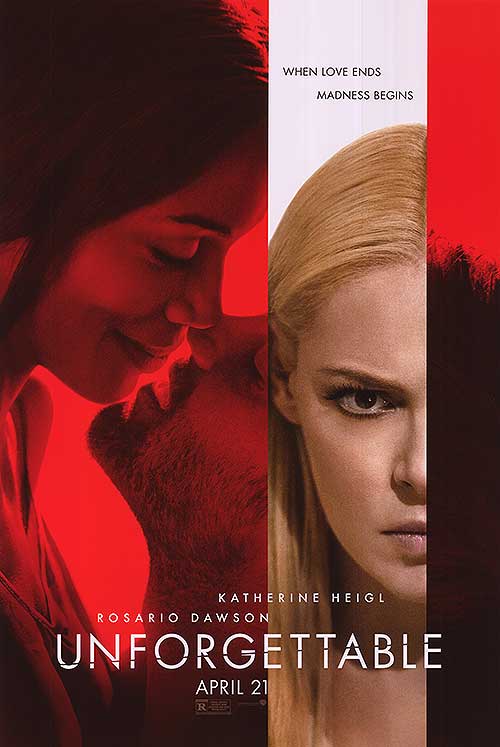 Unforgettable (2017) original theatrical movie poster - Final