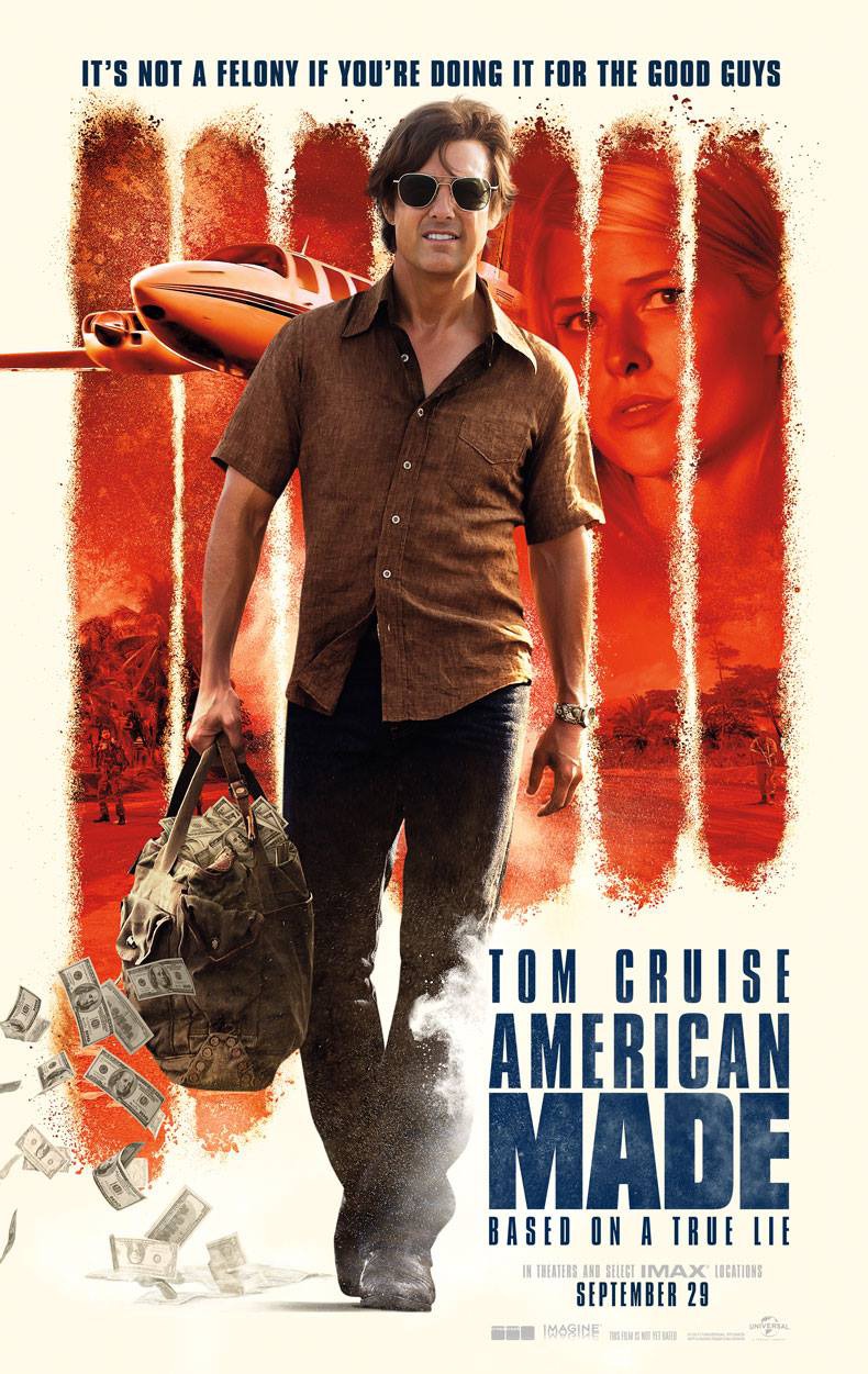 American Made (2017) original theatrical movie poster - Advance