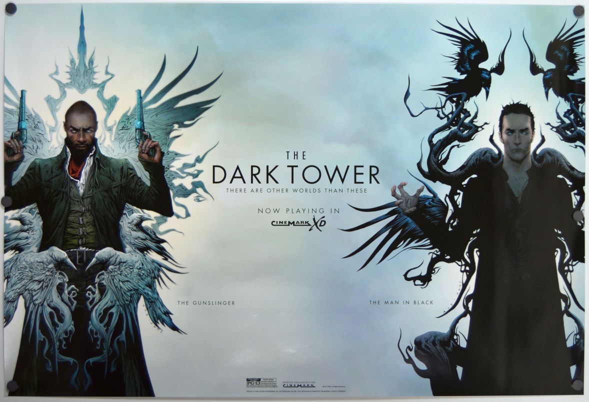 The Dark Tower (2017) original theatrical movie poster - Cinemark Exclusive