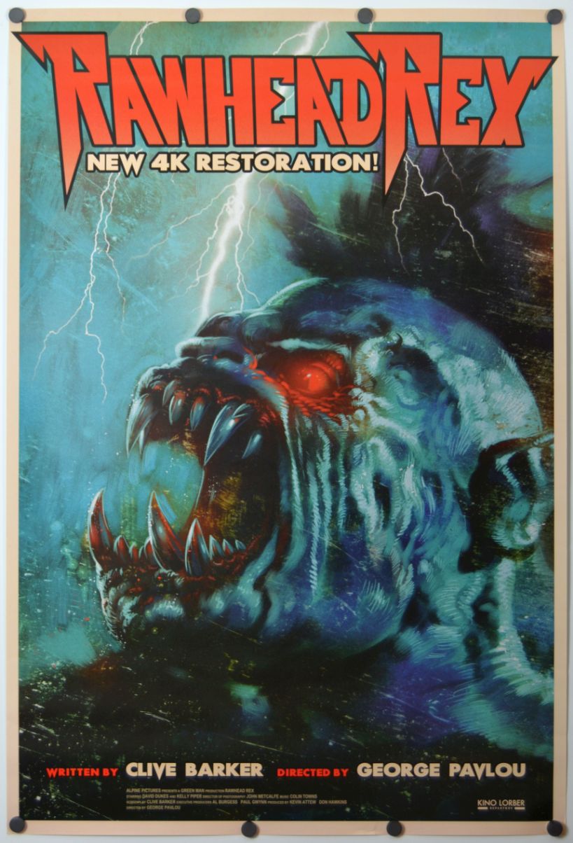 Rawhead Rex (2017) original theatrical movie poster - Re-Release