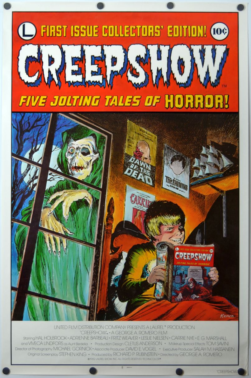 Creepshow (1982) original theatrical movie poster - Advance