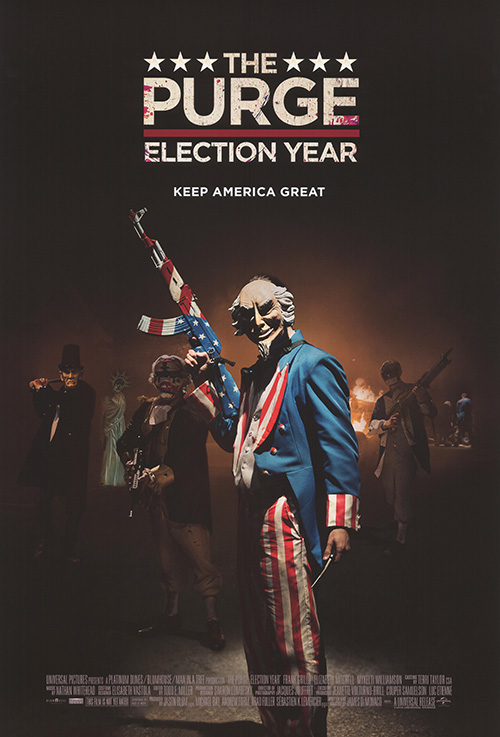 The Purge: Election Year (2016) original theatrical movie poster - Final