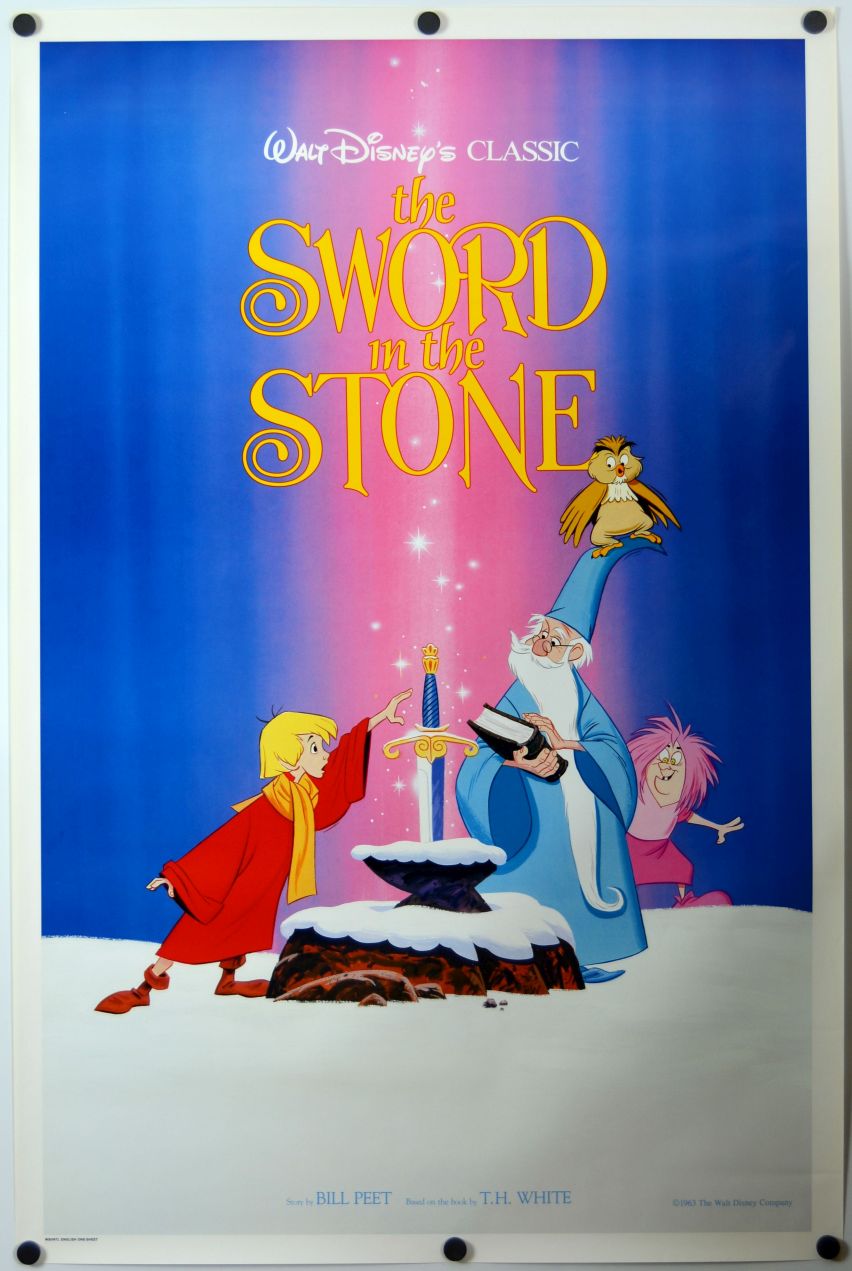 The Sword in the Stone (1983) original theatrical movie poster - International Re-Release