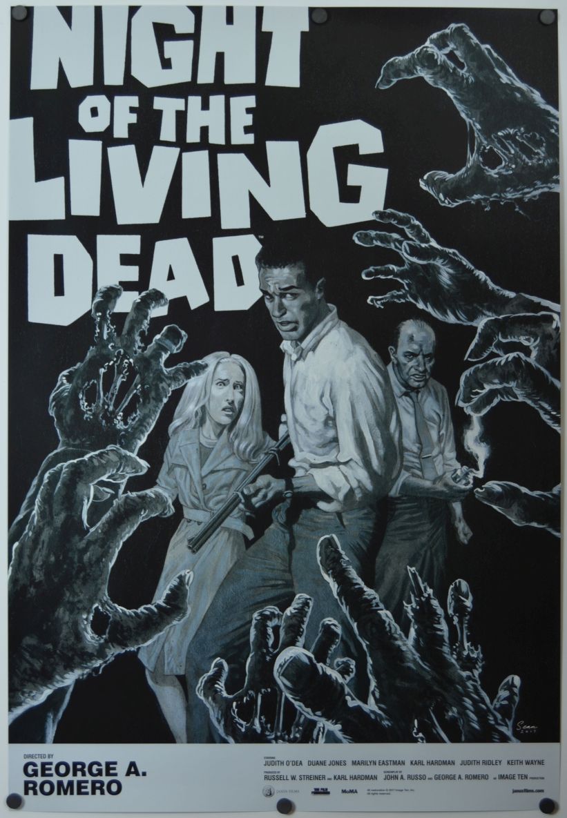 Night of the Living Dead (2017) original theatrical movie poster - Re-Release