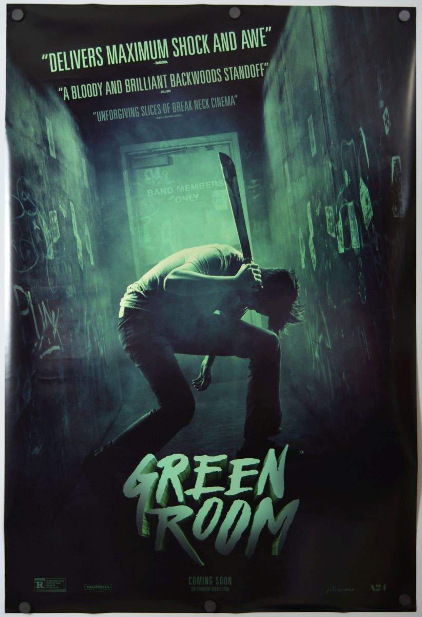 Green Room (2015) original theatrical movie poster - Advance