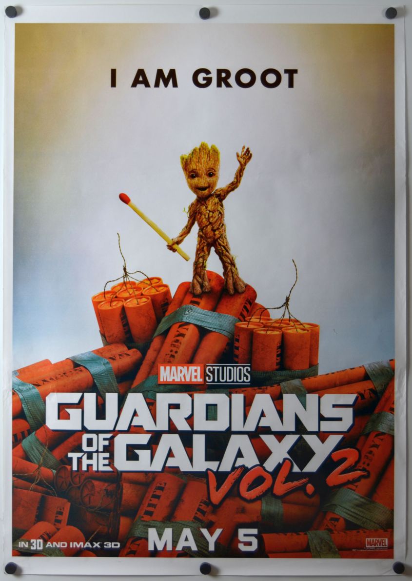Guardians of the Galaxy Vol. 2 (2017) original theatrical movie poster - Advance