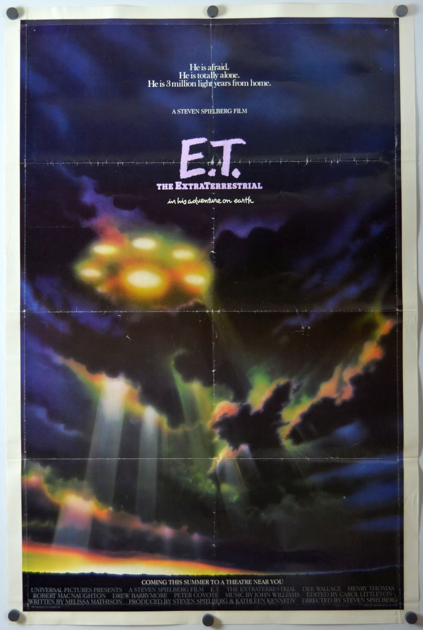 E.T. the Extra-Terrestrial (1982) original theatrical movie poster - Advance