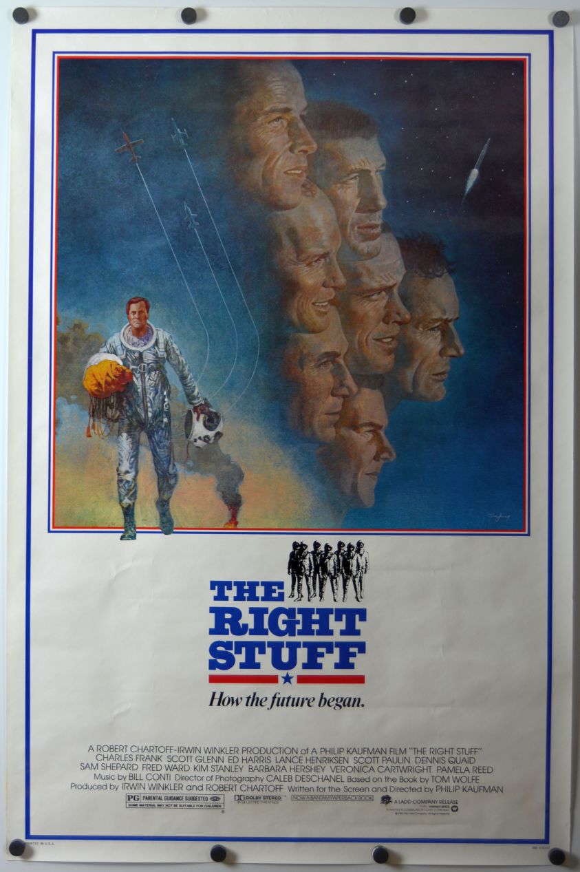 The Right Stuff (1983) original theatrical movie poster - Final