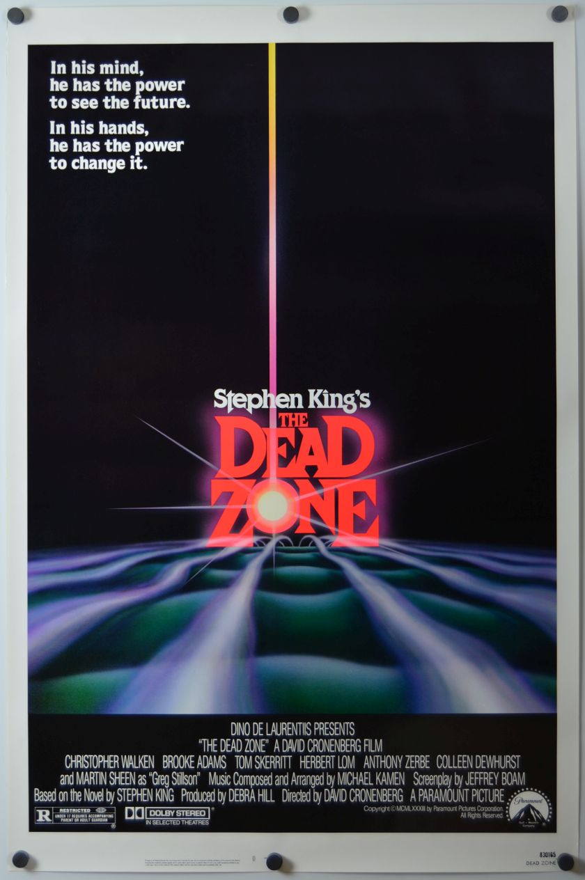The Dead Zone (1983) original theatrical movie poster - Final