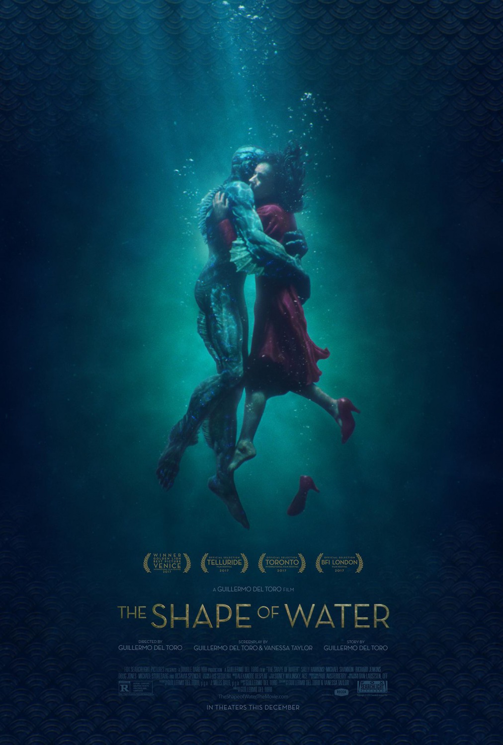 The Shape of Water (2017) original theatrical movie poster - Final