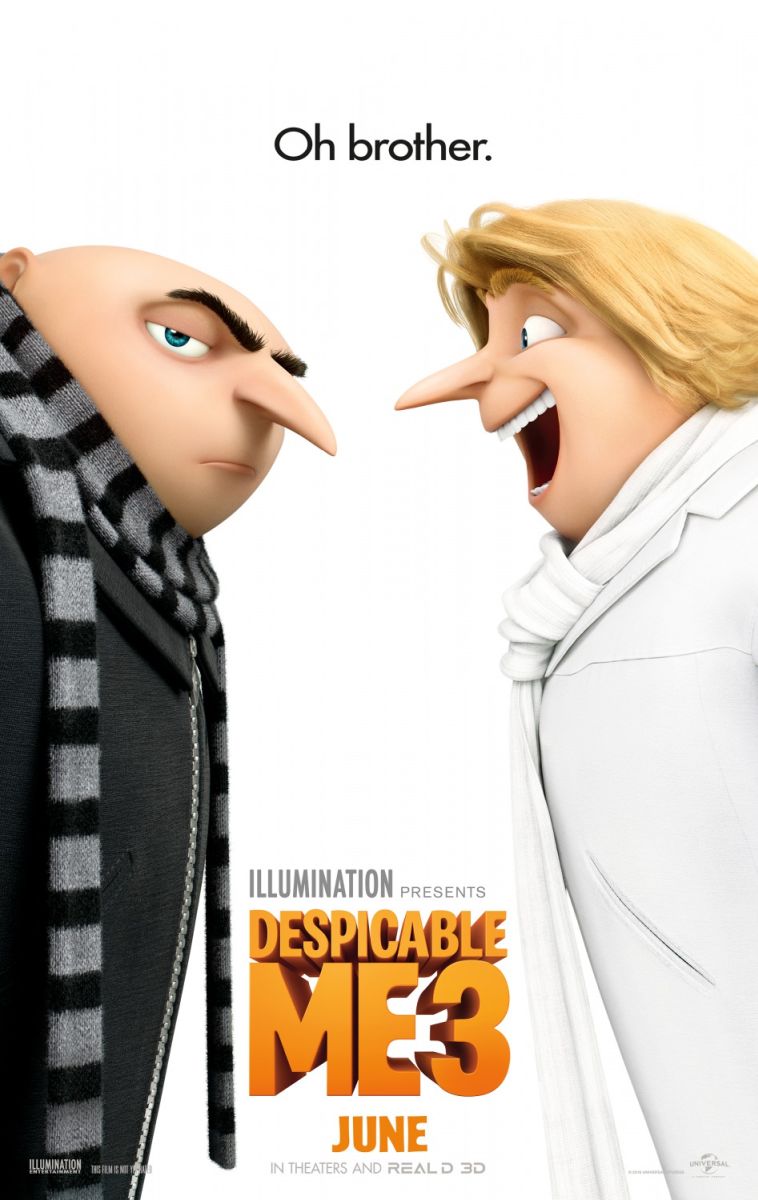 Despicable Me 3 (2017) original theatrical movie poster - Final