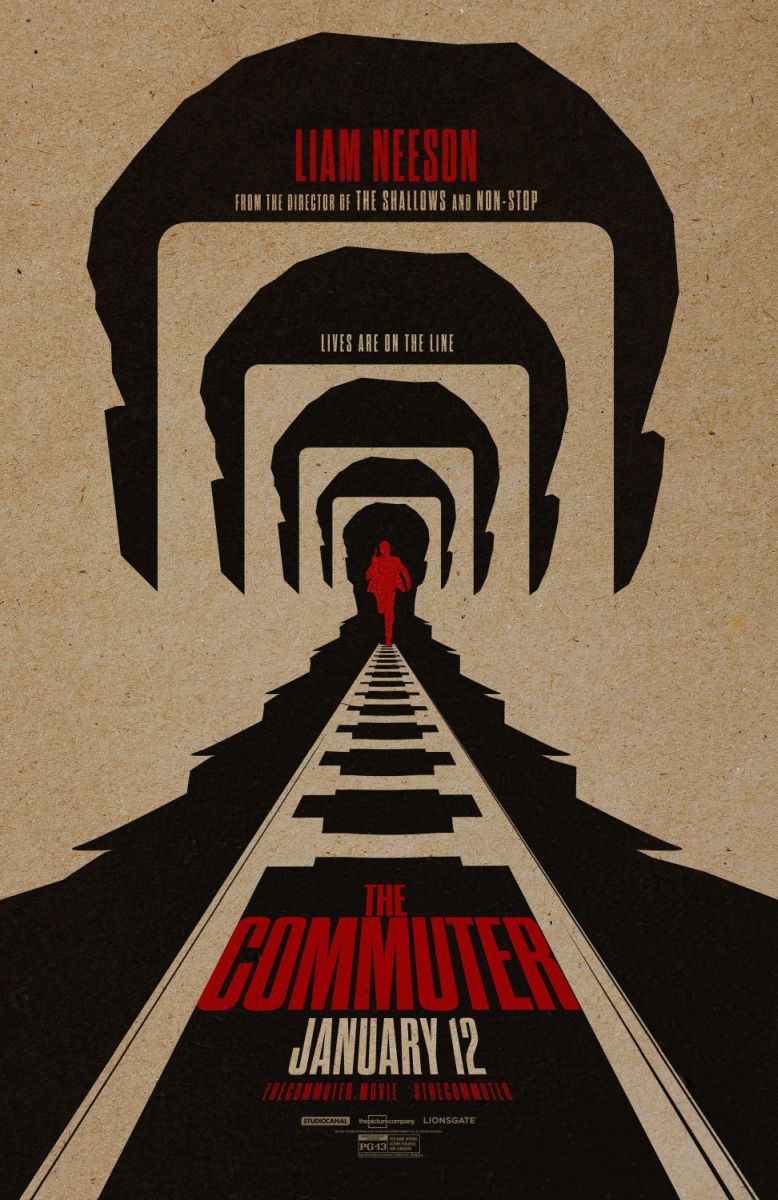 The Commuter (2018) original theatrical movie poster - Advance