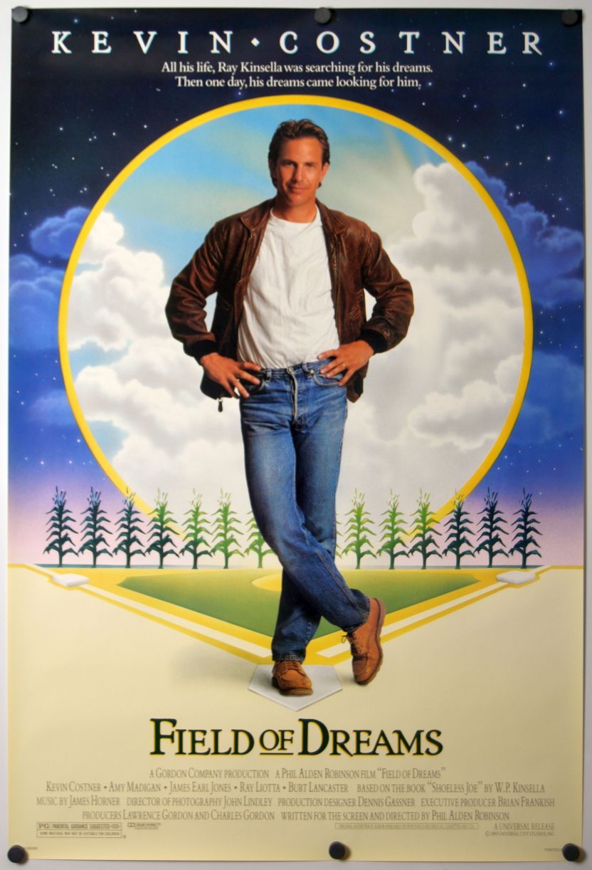 Field of Dreams (1989) original theatrical movie poster - Final
