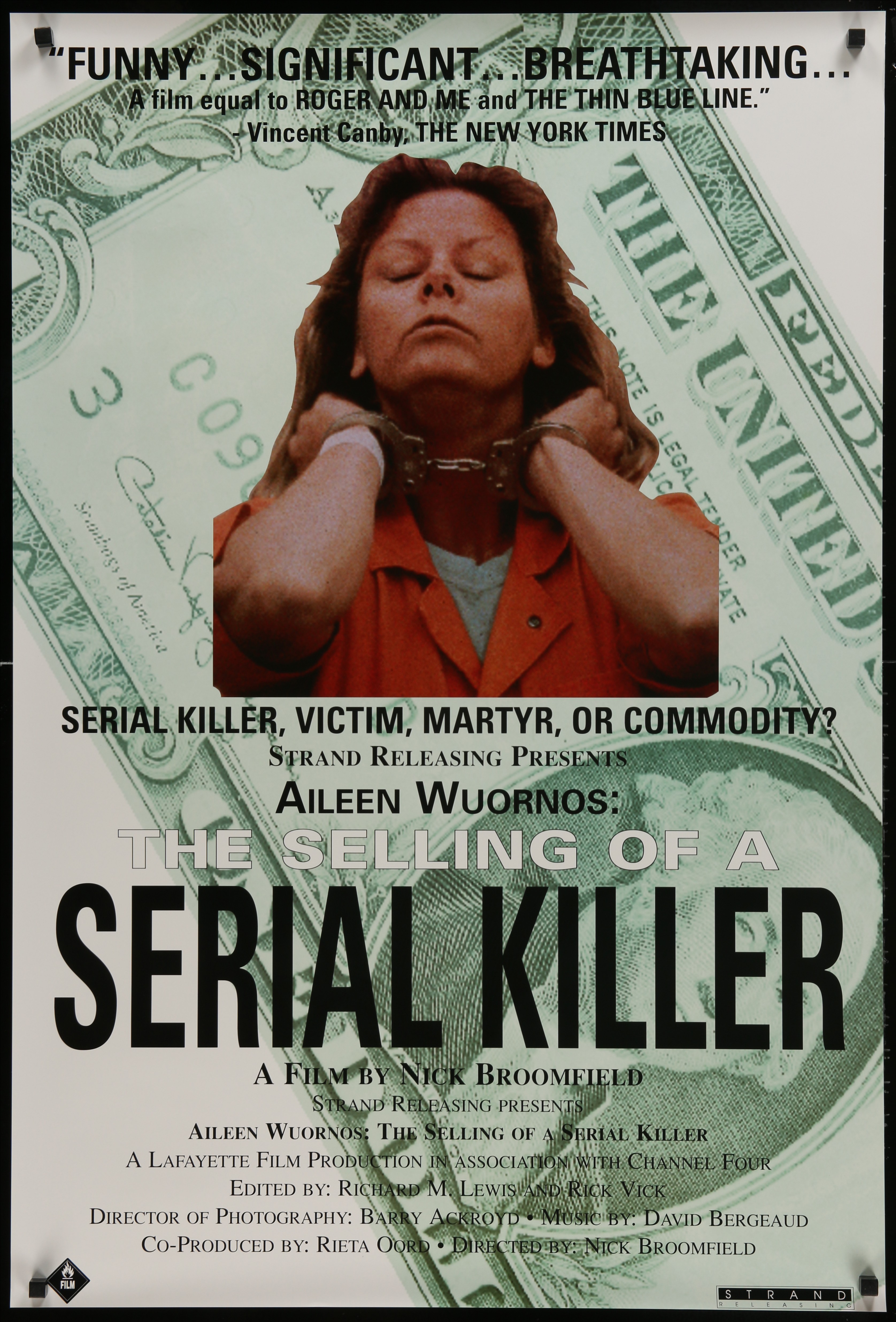 Aileen Wuornos: The Selling of a Serial Killer (1993) original theatrical movie poster - Final