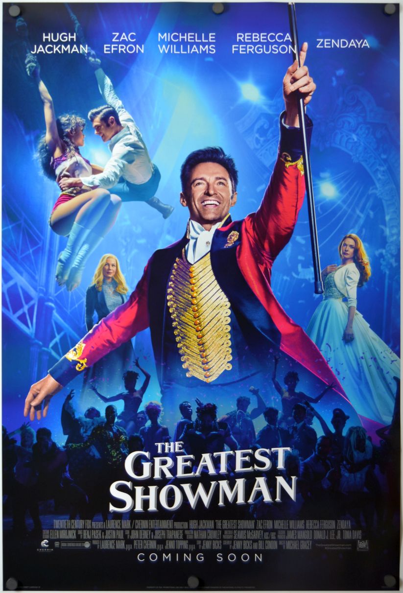 The Greatest Showman (2017) original theatrical movie poster - International Style B