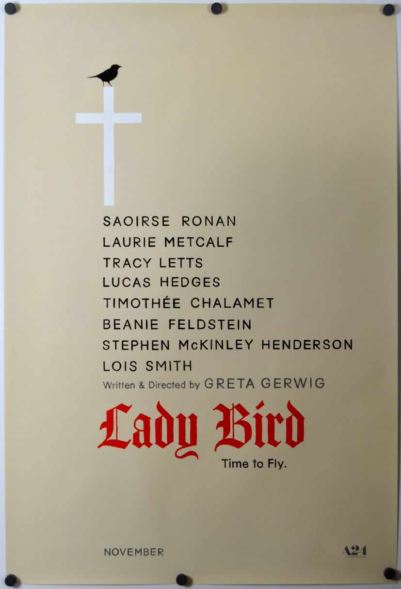 Lady Bird (2017) original theatrical movie poster - Advance