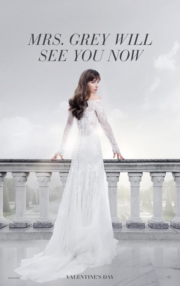 Fifty Shades Freed (2018) original theatrical movie poster - Advance