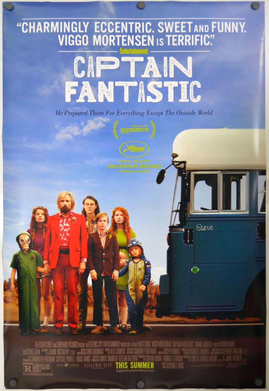 Captain Fantastic (2016) original theatrical movie poster - Final