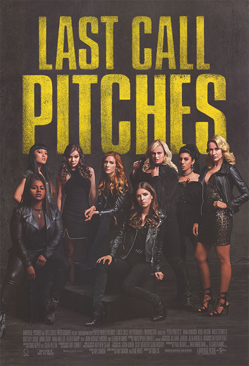 Pitch Perfect 3 (2017) original theatrical movie poster - Final