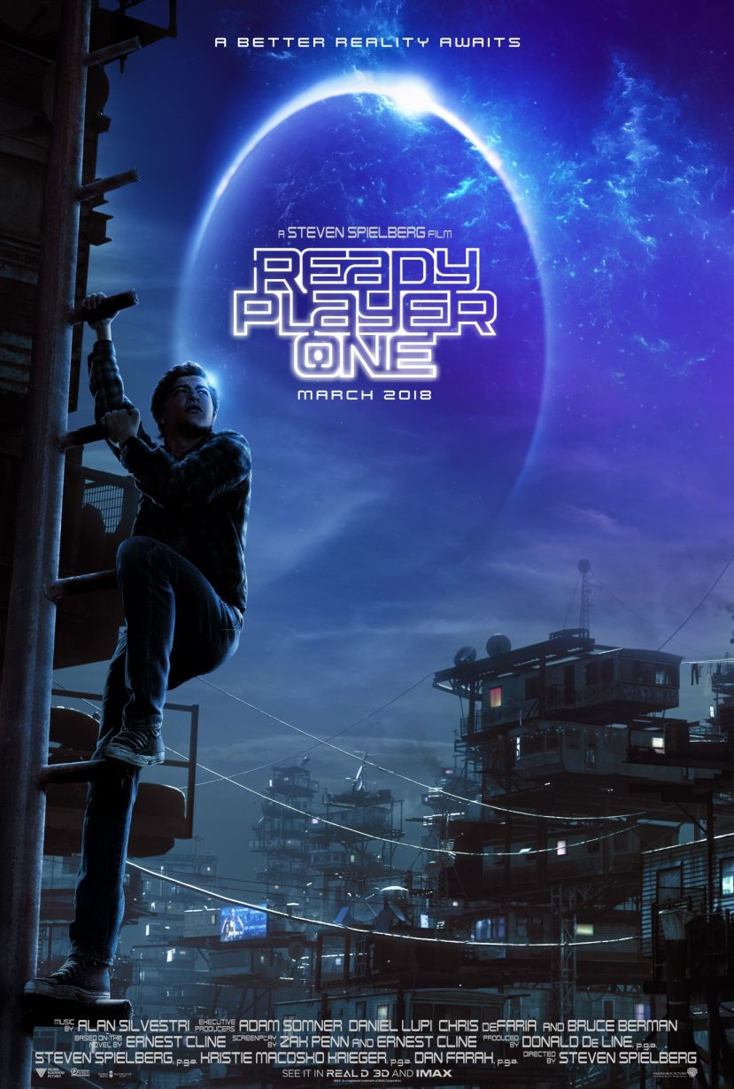 Ready Player One (2018) original theatrical movie poster - Advance