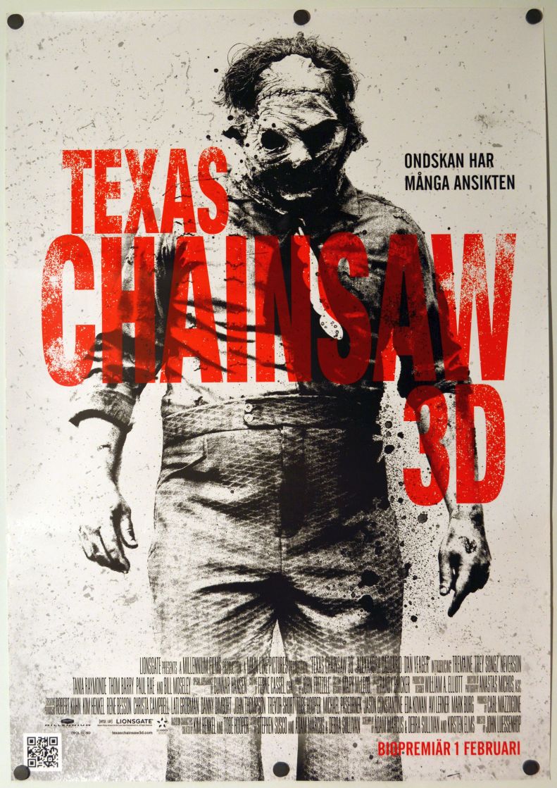 Texas Chainsaw 3D (2013) original theatrical movie poster - Final