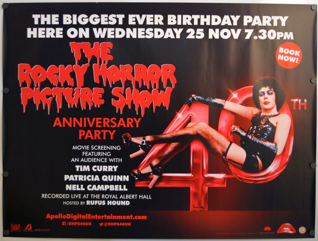 The Rocky Horror Picture Show (2015) original theatrical movie poster - Final