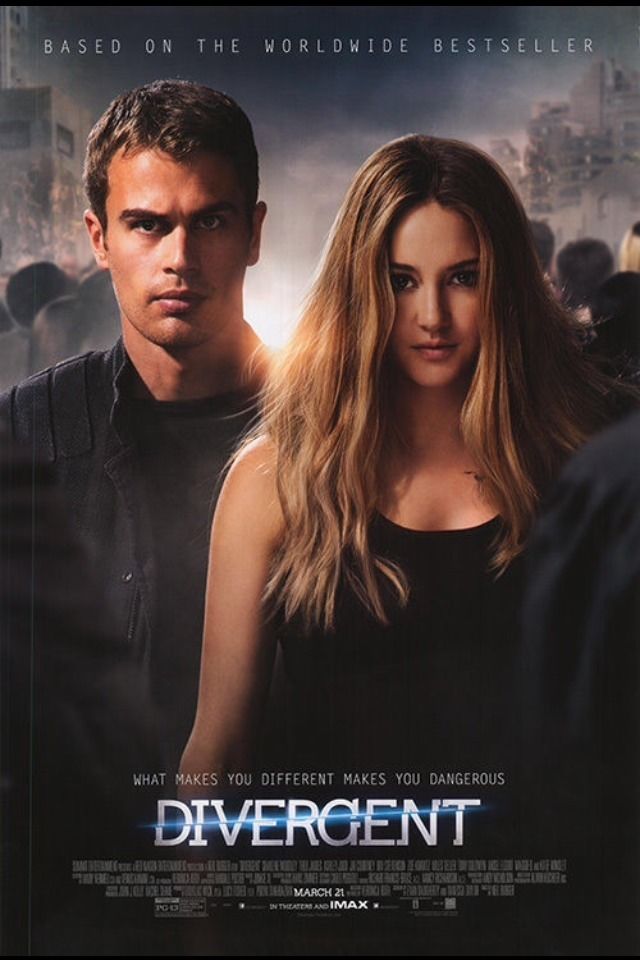 Divergent (2014) original theatrical movie poster - Final