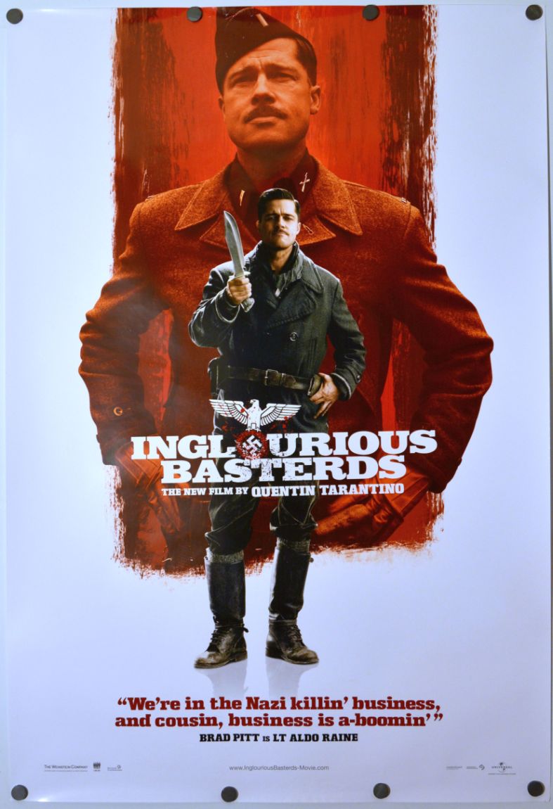 Inglourious Basterds (2009) original theatrical movie poster - Style A
