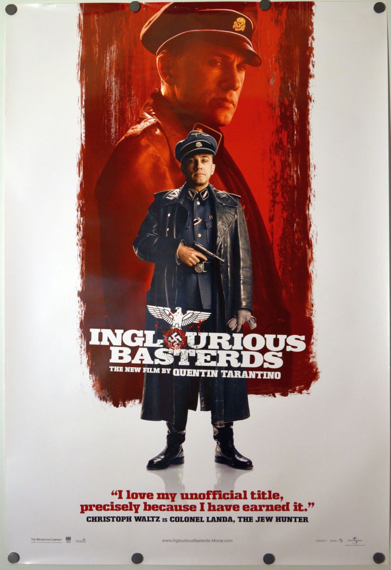 Inglourious Basterds (2009) original theatrical movie poster - Style B