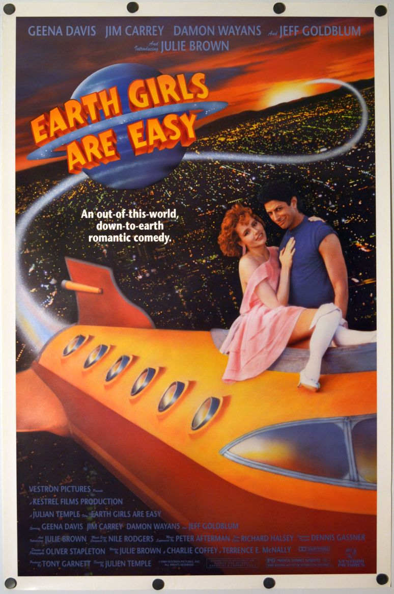 Earth Girls Are Easy (1989) original theatrical movie poster - Final