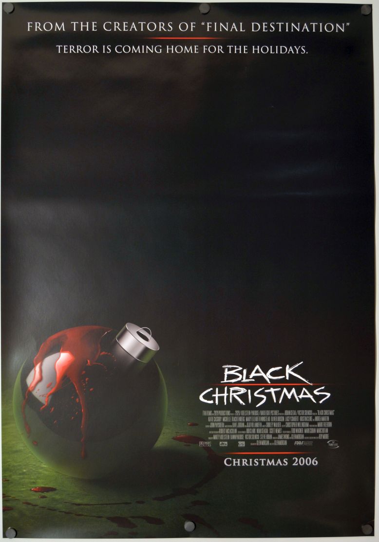 Black Christmas (2006) original theatrical movie poster - International
